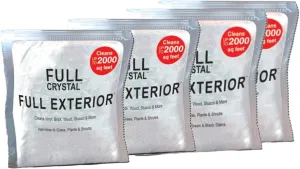 Full Crystal Exterior Refill Kits-Crystal Powder Outdoor Cleaner Packets Non-Toxic, No Scrub, No Rinse Cleaning Solution 8oz. Refill Kit Parent (16oz)