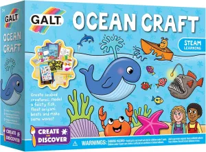 Galt Toys, Create and Discover - Ocean Craft, Craft Kits for Kids, Ages 5 Years Plus