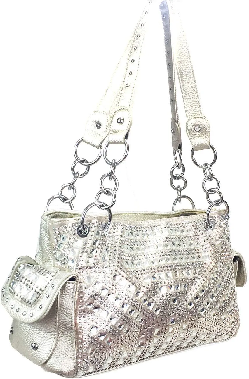 Gem Studded Rhinestone Concealed and Carry Purse