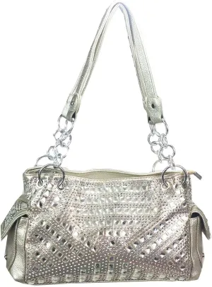 Gem Studded Rhinestone Concealed and Carry Purse
