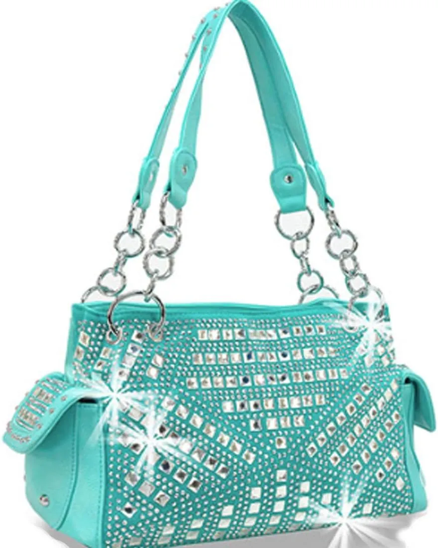 Gem Studded Rhinestone Concealed and Carry Purse