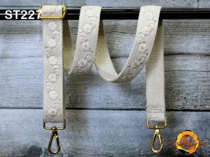 Gift for Friend Messenger Bag Crossbody Straps Replacement Shoulder Tote Bags Strap for Purses Embroidered Boho Guitar Strap Handbag Strap