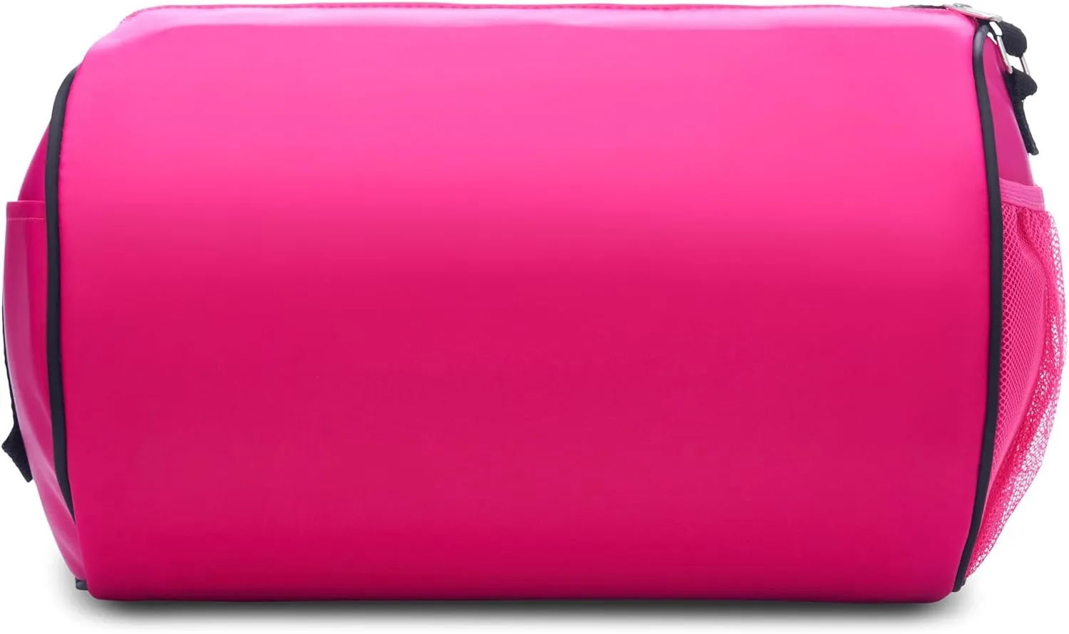 Girls Dance Duffle Bag with Sequin Stars, Kids Travel Bag with Adjustable Carry On and Handy Pouch, Gymnastics Bag, Dance Accessories For Girls - Fuschia