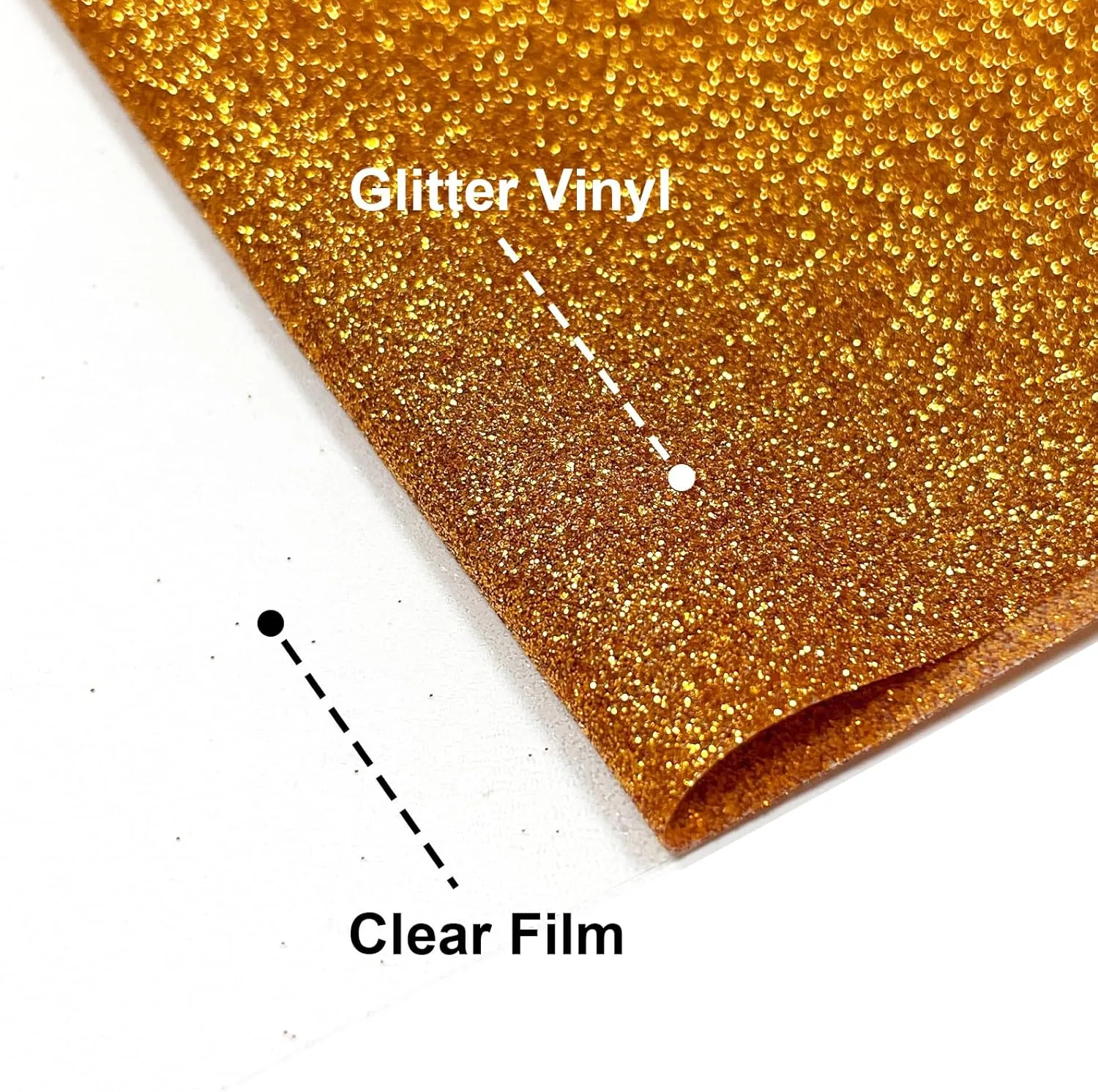 Glitter Heat Transfer Vinyl 30-Color Pack, 12"x10" Perfect for T-Shirts, Bags & Shoes | Compatible with All Cutter Machines | Easy to Cut, Weed & Apply | Durable, Washable & Long-Lasting Designs