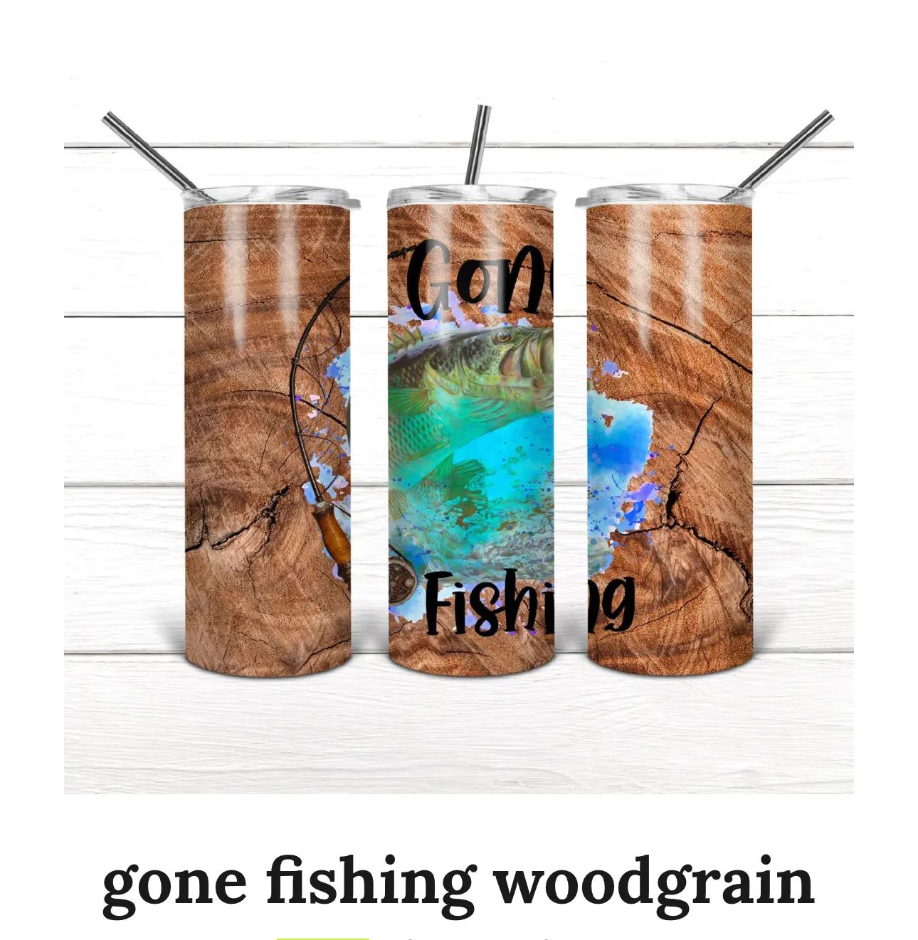 Gone Fishing Tumbler