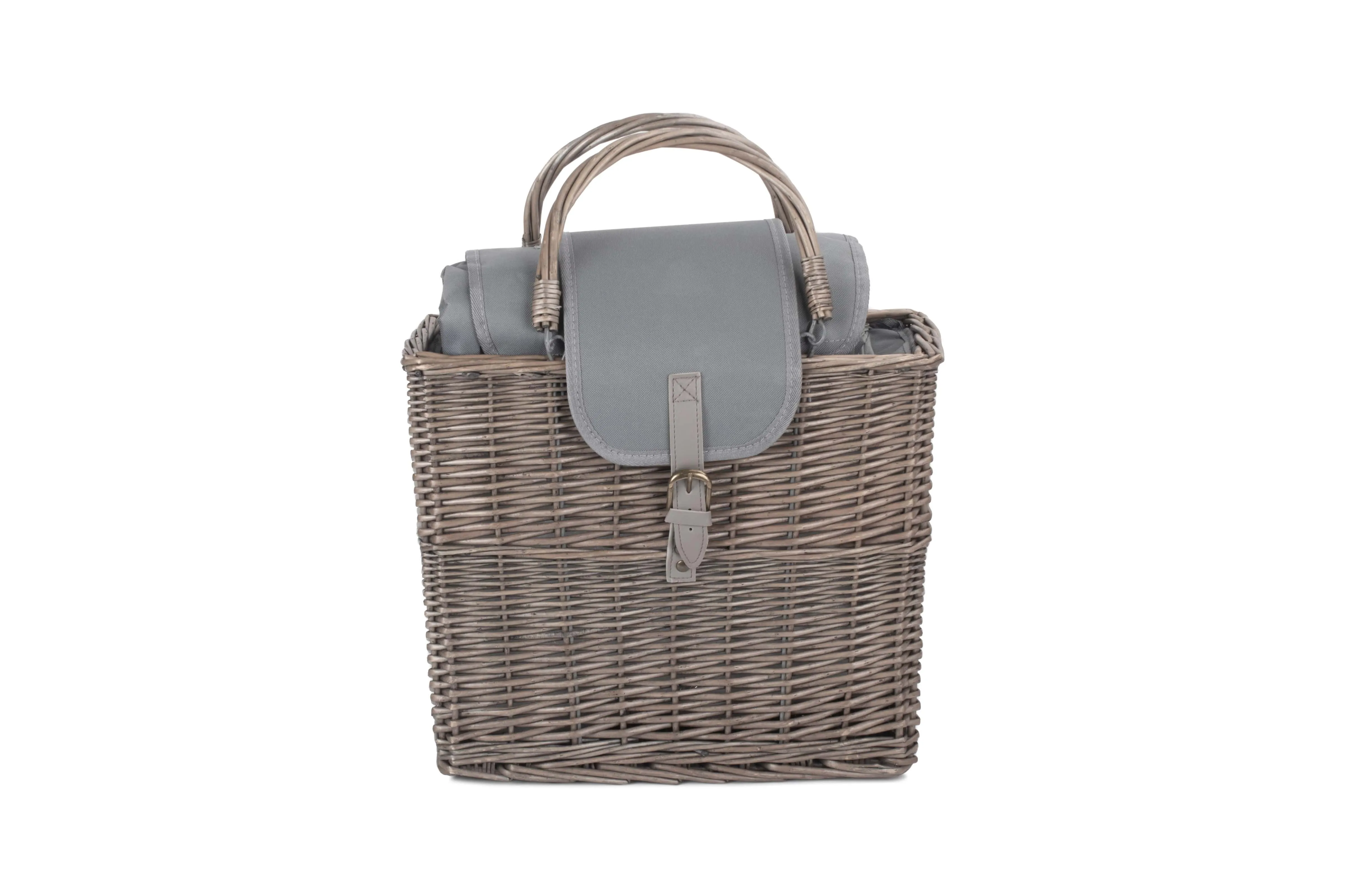Grey Chiller Basket with Blanket