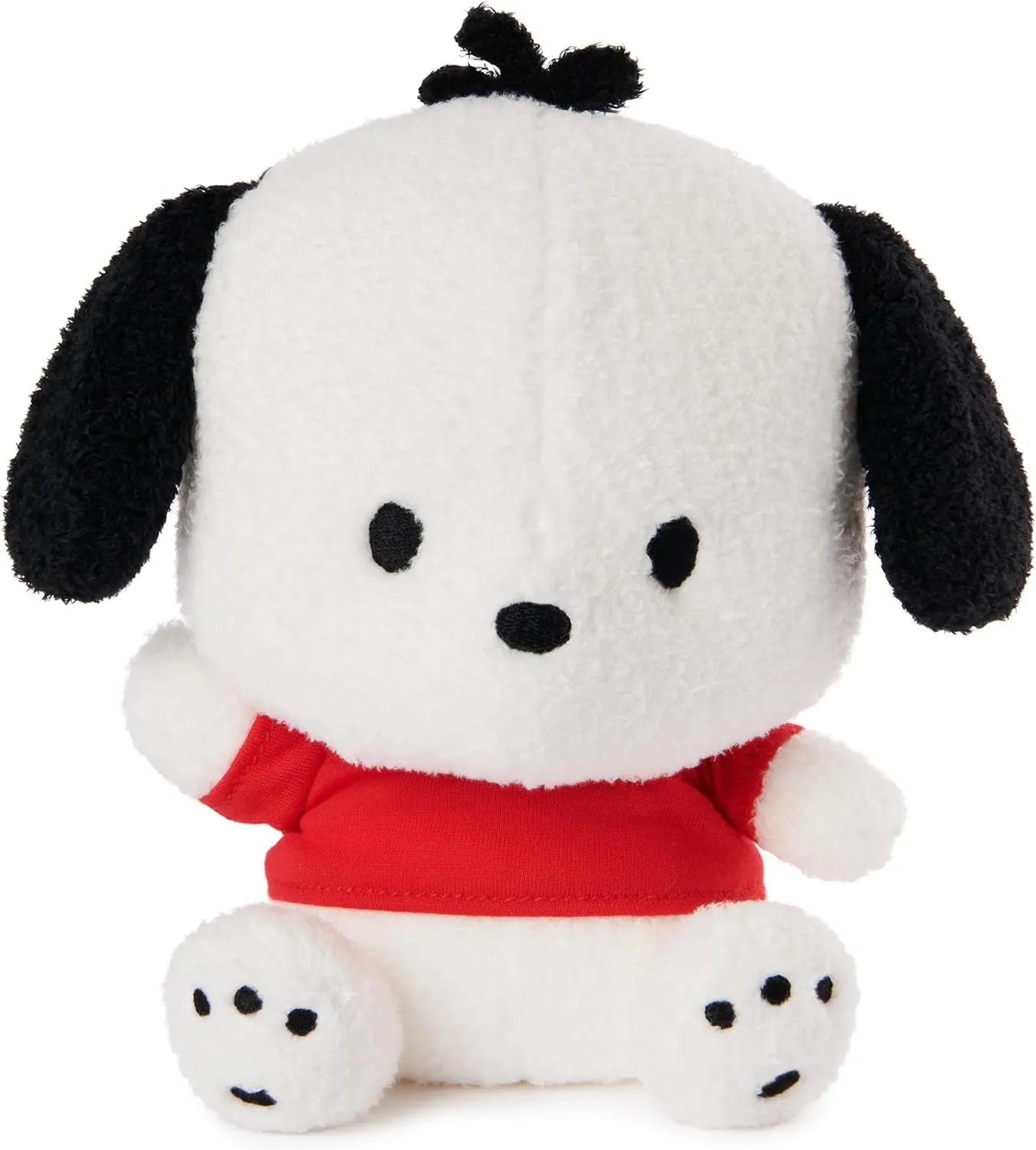 GUND Sanrio Pochacco Plush, Puppy Stuffed Animal for Ages 1 and Up, White/Red, 6”