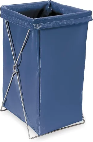 Hamper Bag, 30 gal, Blue Vinyl