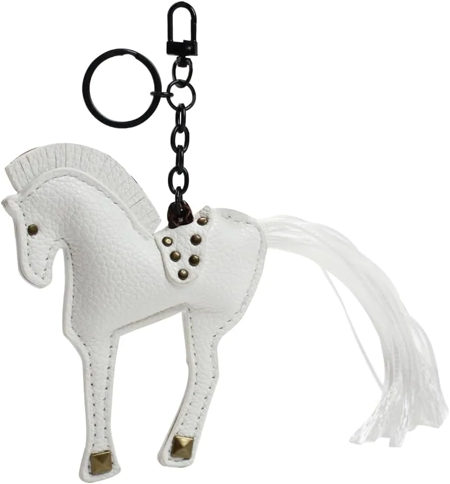 Handcrafted leather horse key chains, purse hanging accessories, cute styling bag accessories feminine charm