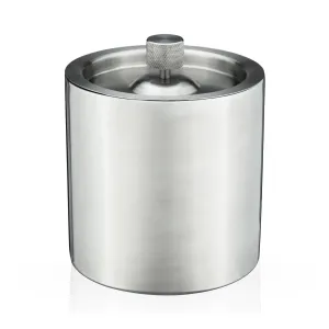 Harrison insulated ice bucket in stainless steel viski