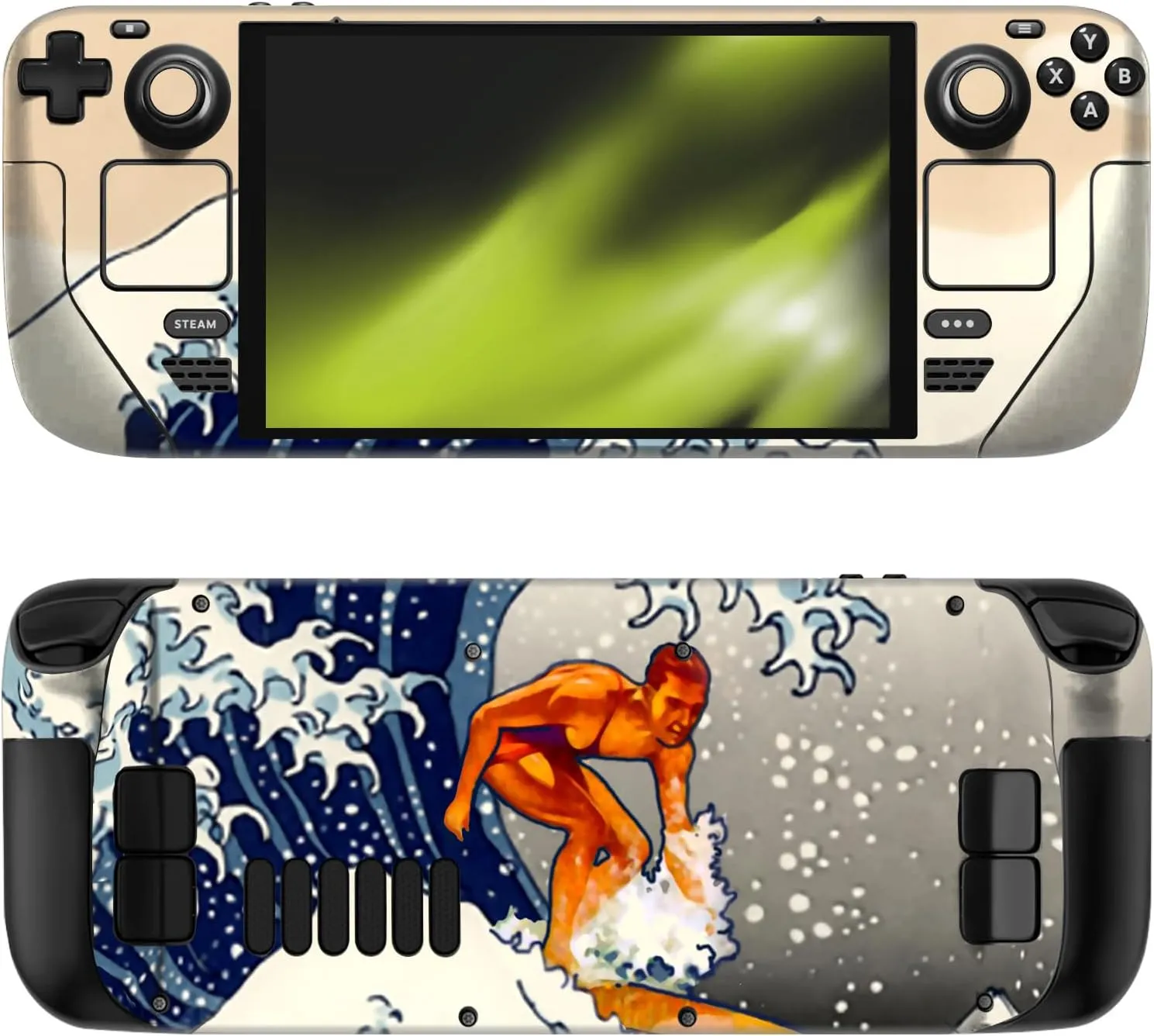 Head Case Designs Officially Licensed Dave Loblaw Wave Surfer Sea 2 Vinyl Sticker Skin Decal Cover Compatible with Steam Deck OLED