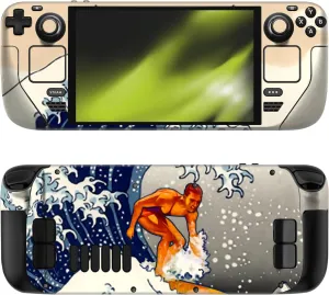 Head Case Designs Officially Licensed Dave Loblaw Wave Surfer Sea 2 Vinyl Sticker Skin Decal Cover Compatible with Steam Deck OLED