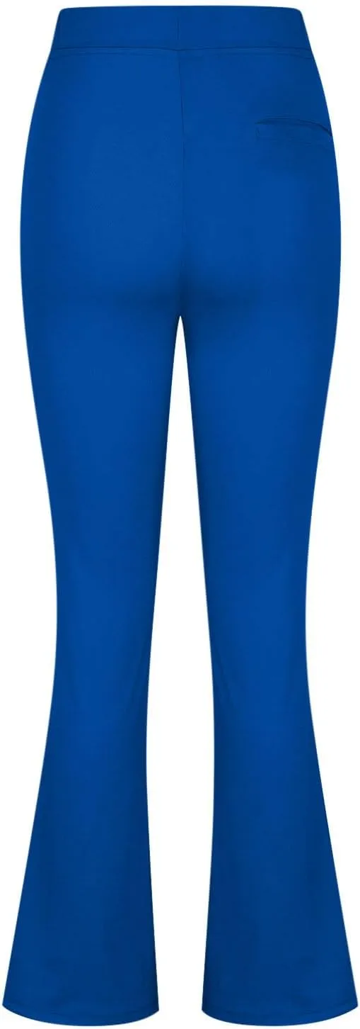 HGps8w Pull On Dress Pants for Women with Pockets, Business Casual High Waisted Stretchy Bootcut/Straight Work Pants