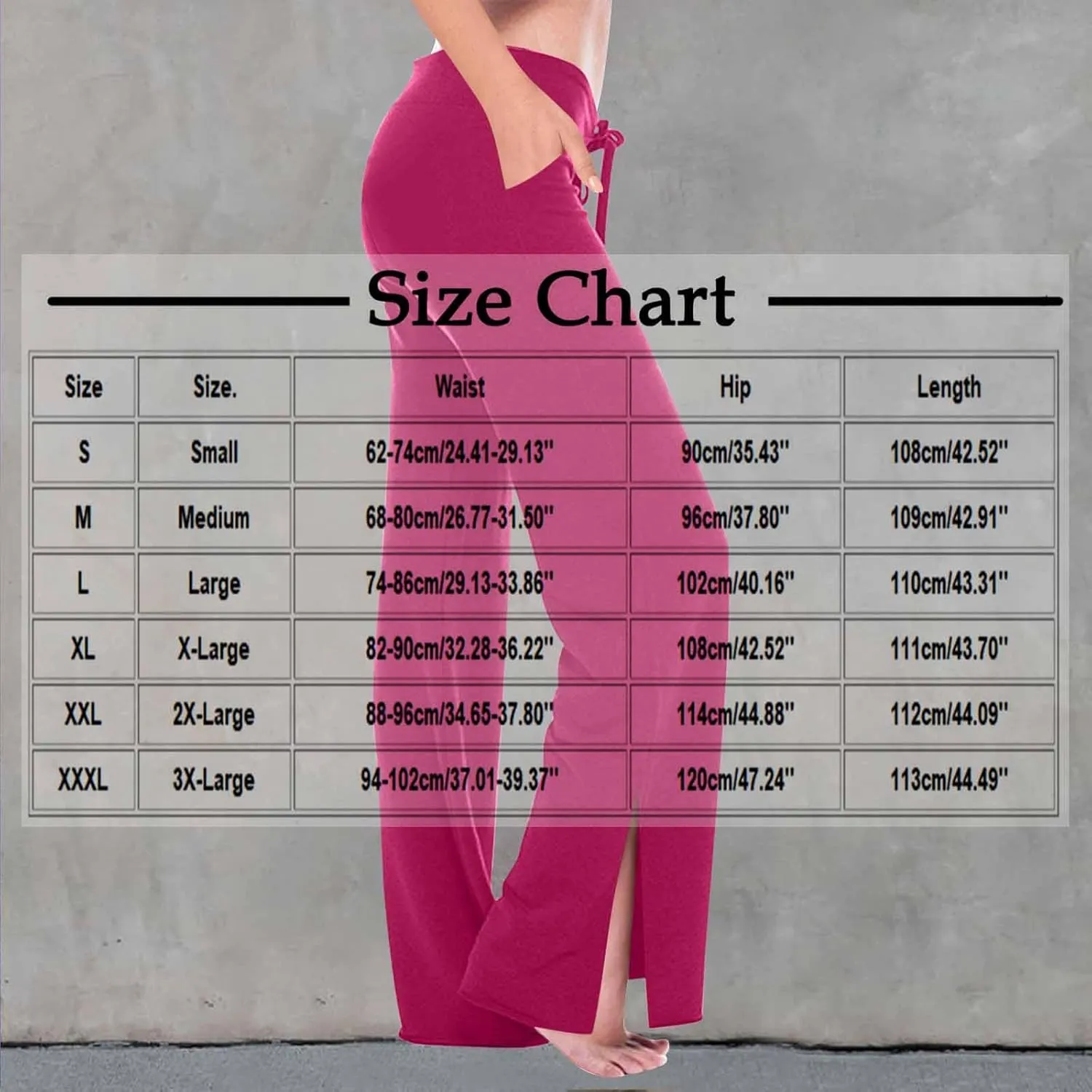 HGps8w Split Hem Flare Leggings for Women Soft Modal High Waisted Casual Bootcut Gym Workout Yoga Pants with Pockets