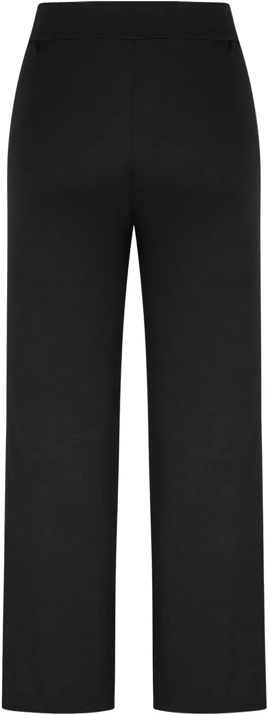 HGps8w Split Hem Flare Leggings for Women Soft Modal High Waisted Casual Bootcut Gym Workout Yoga Pants with Pockets