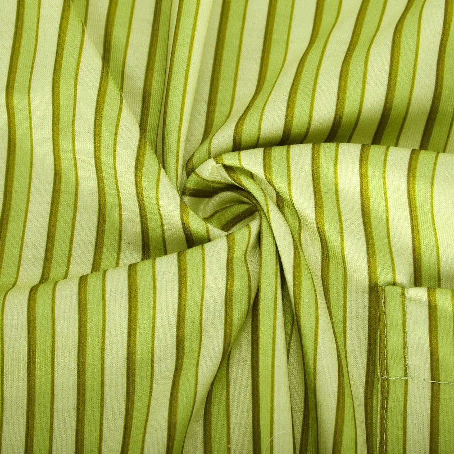HGps8w Striped Wide Leg Pants for Women Capris - Casual Elastic Waist Versatile Business Work Lounge Pants with Pockets