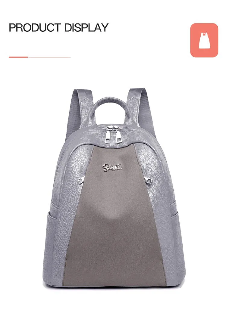 High Quality PU Leather Women Backpack