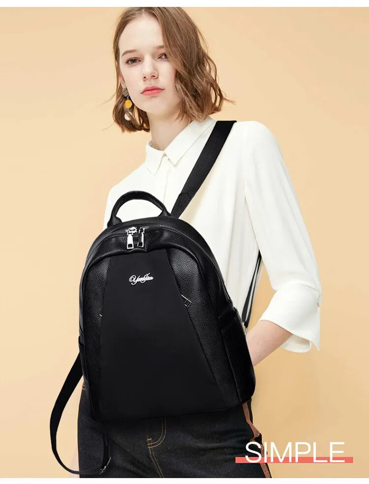 High Quality PU Leather Women Backpack