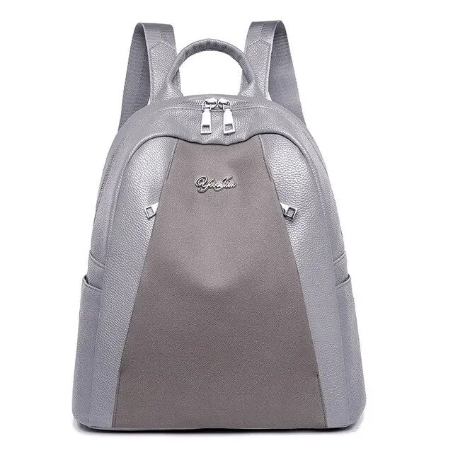 High Quality PU Leather Women Backpack