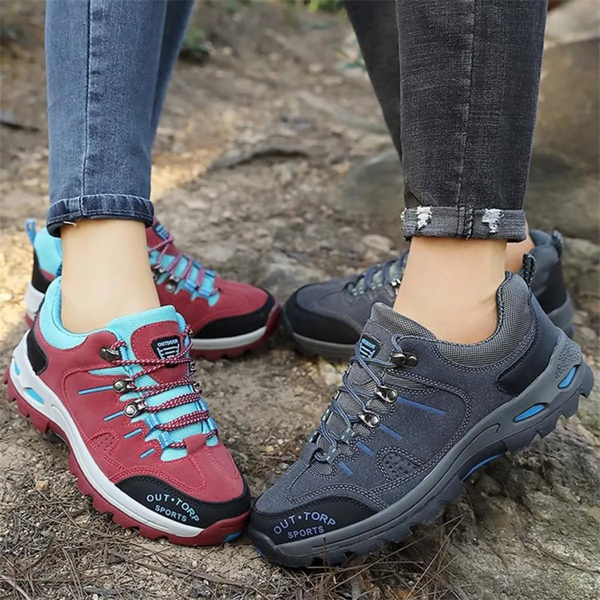 Hiking Shoes Mens Mountain Trekking Shoes Women Breathable Walking Shoes Climbing Shoes Sports Shoes Outdoor Hiking Boots