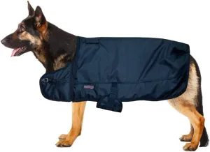 HILASON 200 GSM 600D Winter Turnout Waterproof Dog Blanket Coat Black | Dog Coats and Blankets | Waterproof Warm Jackets | Horse Blanket Dog Coat | Pet Blanket for Snow Cold Weather XX Small