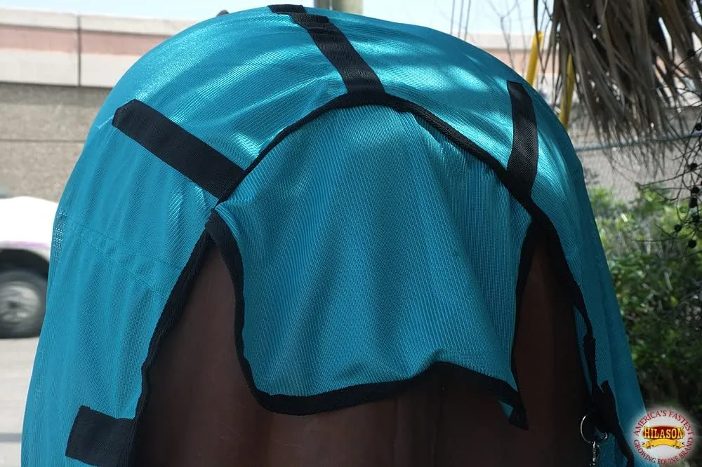 HILASON Horse Fly Sheet - Summer Spring UV Protection Mesh Bug Mosquito FlySheet for Horses | Mosquito Horse Fly-Sheet