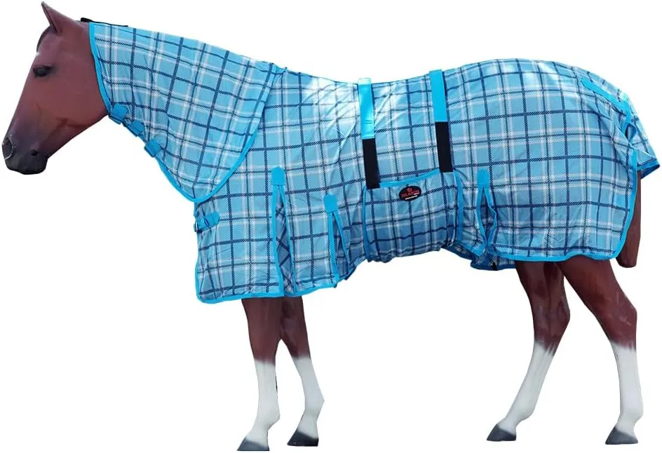 HILASON Horse Fly Sheet - Summer Spring UV Protection Mesh Bug Mosquito FlySheet for Horses | Mosquito Horse Fly-Sheet