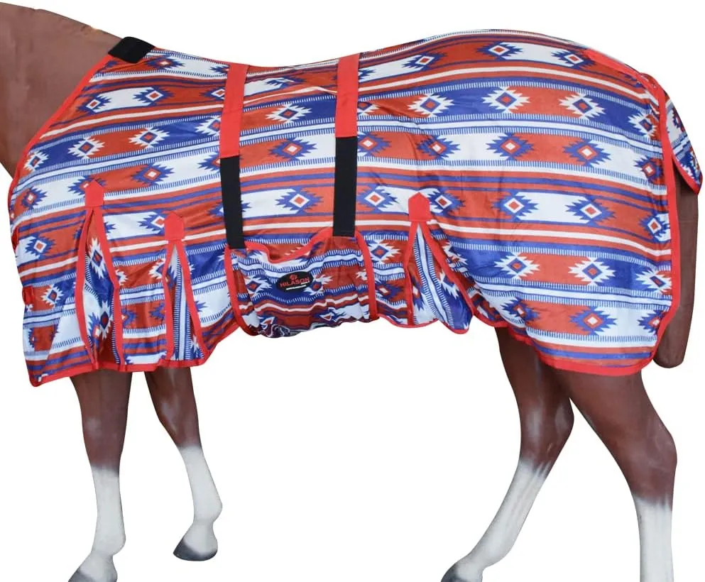 HILASON Horse Fly Sheet - Summer Spring UV Protection Mesh Bug Mosquito FlySheet for Horses | Mosquito Horse Fly-Sheet