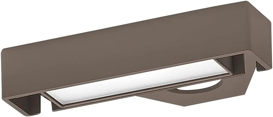 Hinkley Nuvi Small Deck Sconce - Vinyl Alloy, Composite Polycarbonate Lens, Integrated LED, Horizontal Illumination - Bronze Finish