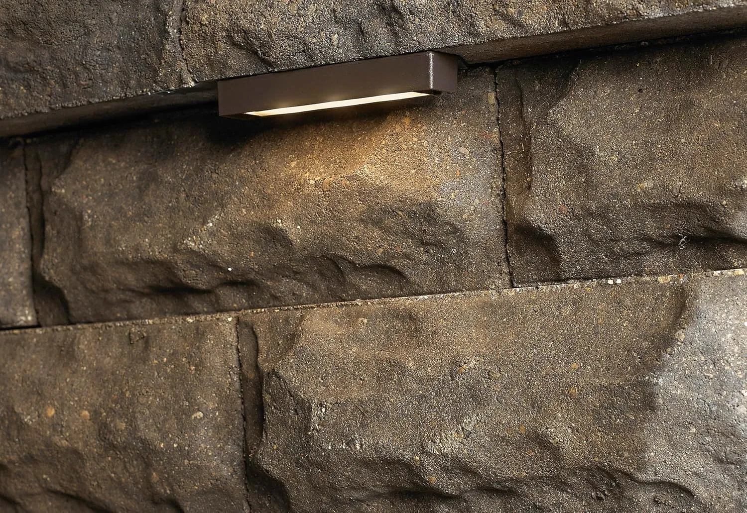 Hinkley Nuvi Small Deck Sconce - Vinyl Alloy, Composite Polycarbonate Lens, Integrated LED, Horizontal Illumination - Bronze Finish