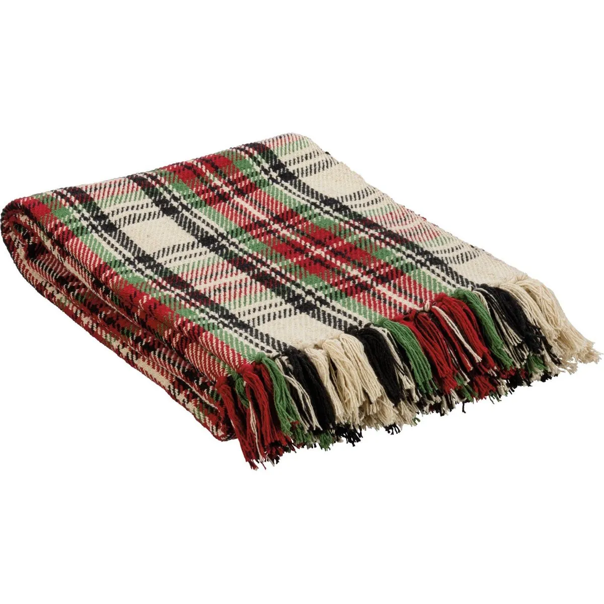 Holiday Plaid Throw Blanket