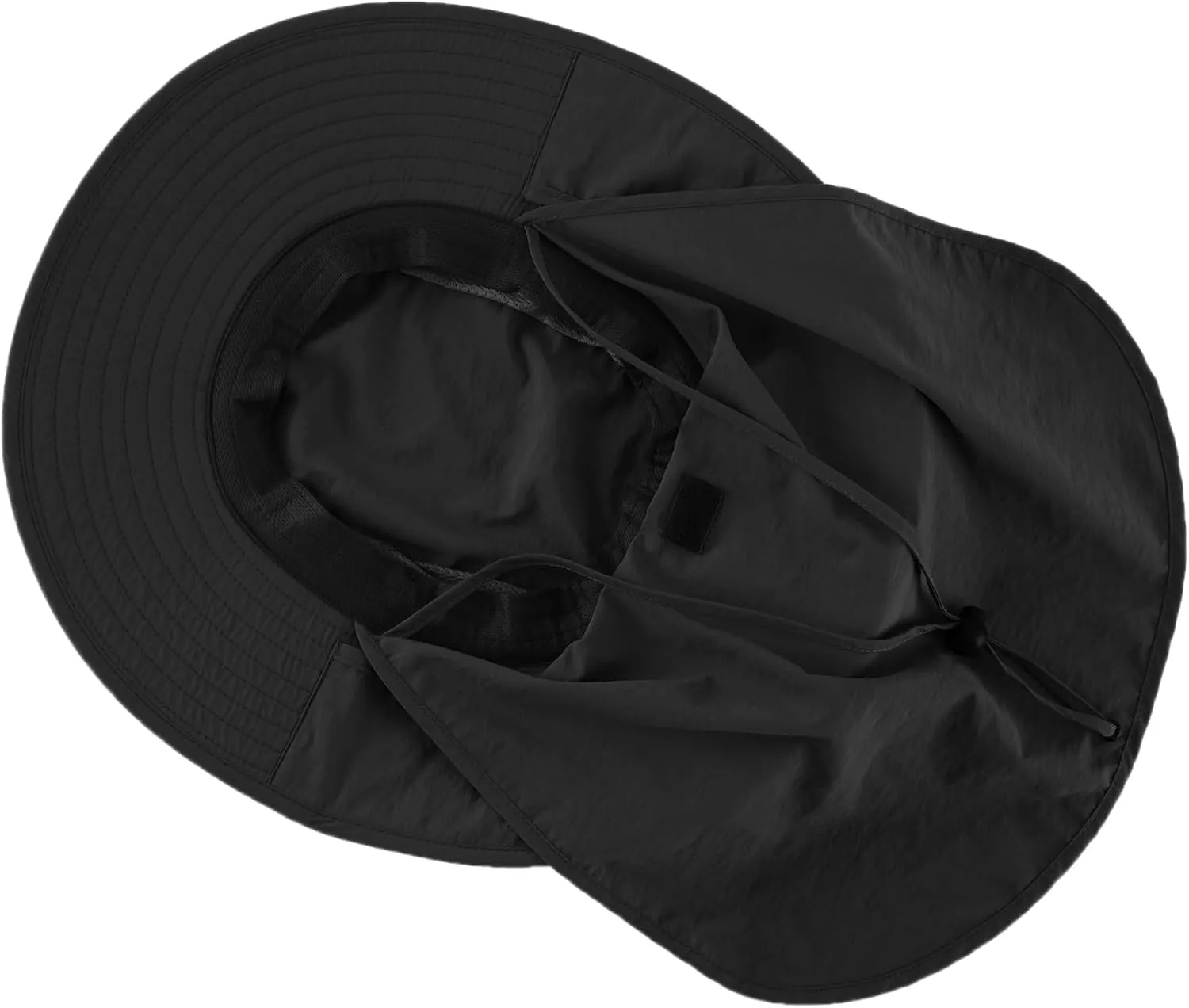 Home Prefer Outdoor UPF50  Mesh Sun Hat Wide Brim Fishing Hat with Neck Flap Sun Hat for Men Women