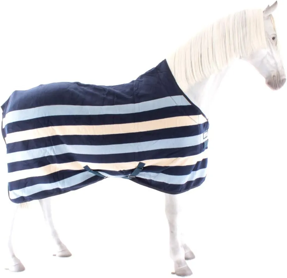 HORSEWARE Ireland Rambo Deluxe Fleece Blanket, Color: Witney Navy, Size: 75 (ACAF9D-VRKB-75)