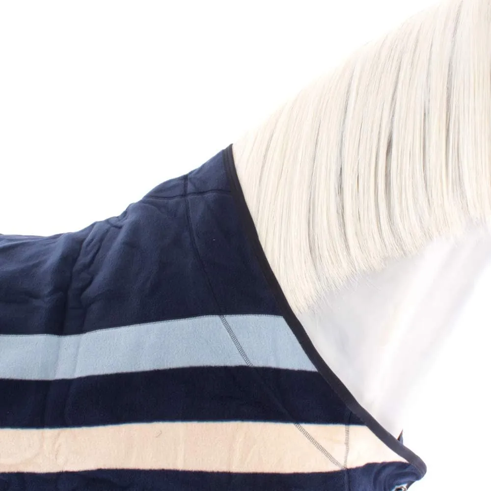 HORSEWARE Ireland Rambo Deluxe Fleece Blanket, Color: Witney Navy, Size: 75 (ACAF9D-VRKB-75)