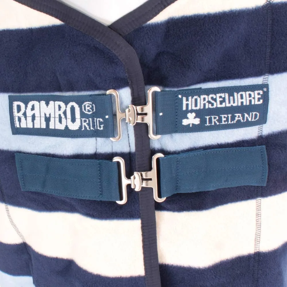 HORSEWARE Ireland Rambo Deluxe Fleece Blanket, Color: Witney Navy, Size: 75 (ACAF9D-VRKB-75)