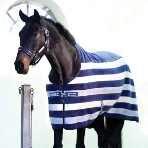 HORSEWARE Ireland Rambo Deluxe Fleece Blanket, Color: Witney Navy, Size: 75 (ACAF9D-VRKB-75)