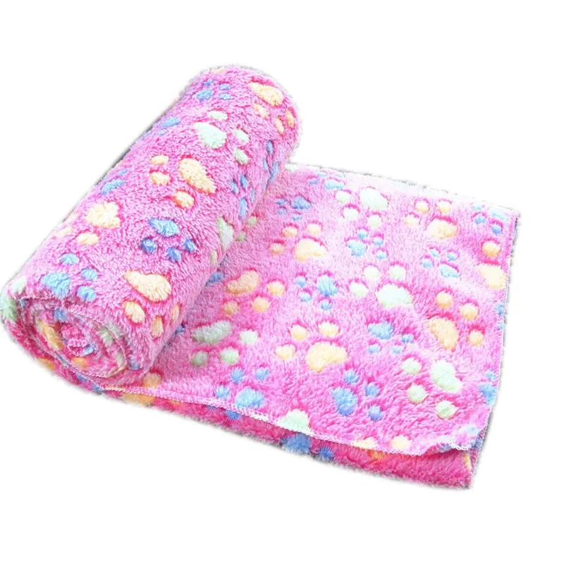 Hot Warm Pet Fleece Blanket Bed Mat Pad Cover Cushion for Dog Cat Puppy Animal Winter Supplies