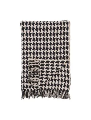 House Nordic Side Plaid, Sort/Beige, 130x180 Cm 