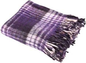 Hugger Mugger Recycled Plaid Yoga Blanket - Use as a Yoga Prop, Made From Recycled Materials, Very Soft, Supportive, Extra Thick, Warm and Cozy