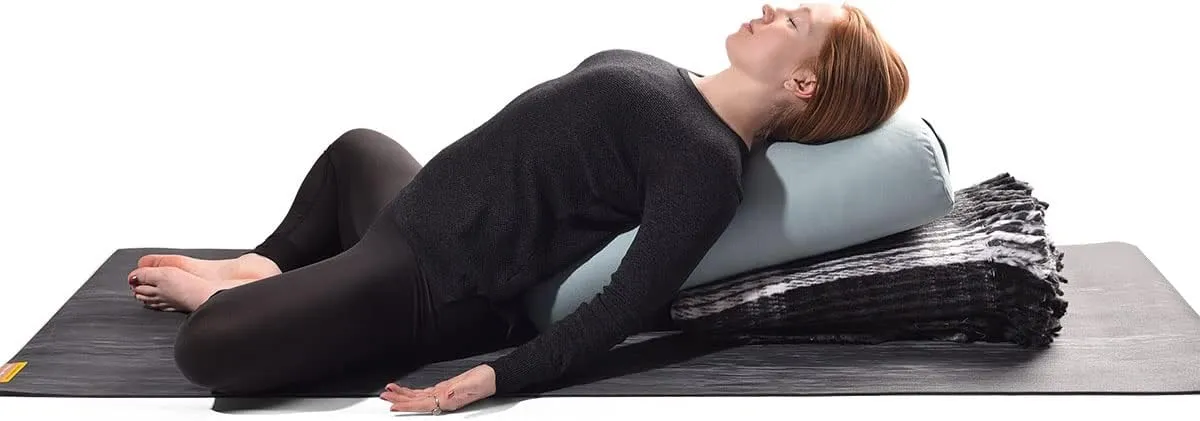 Hugger Mugger Recycled Plaid Yoga Blanket - Use as a Yoga Prop, Made From Recycled Materials, Very Soft, Supportive, Extra Thick, Warm and Cozy