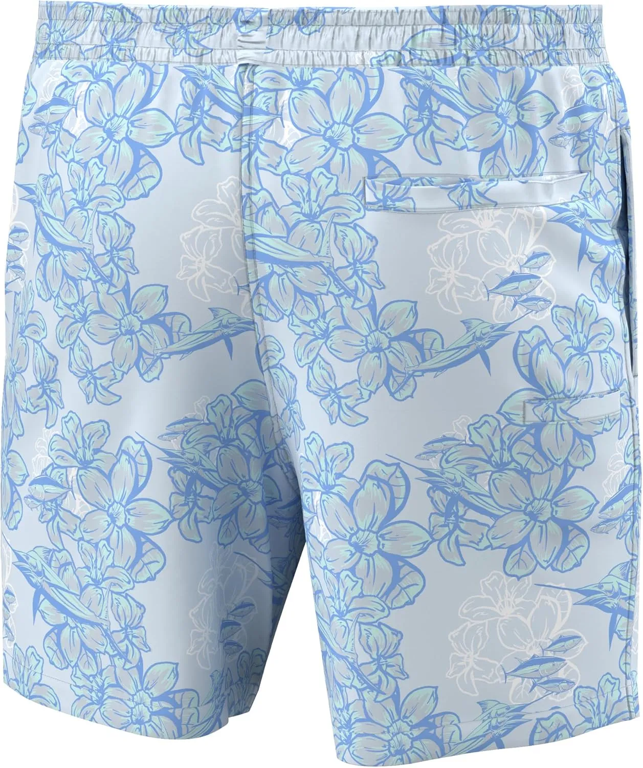 HUK Men's Kc Scott Patterned Volley Shorts, Performance Fishing Boardshorts