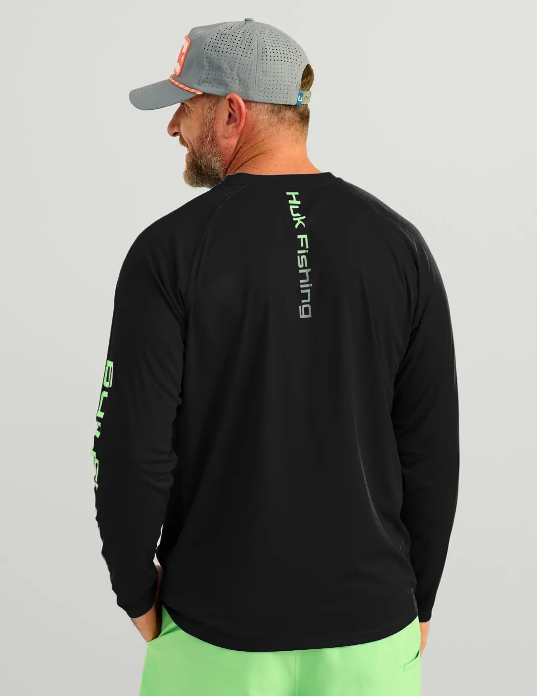 HUK Men's Pursuit Vented Long Sleeve, 30 UPF Fishing Shirt