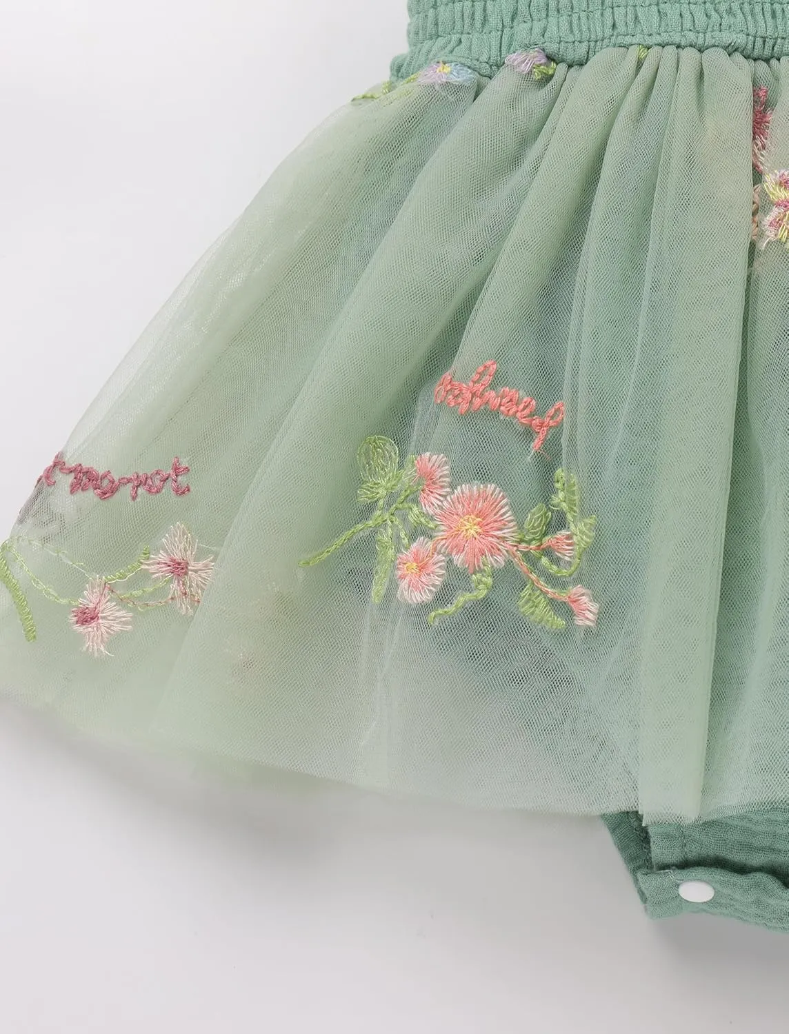 IBTOM CASTLE Baby Girl 1st Birthday Outfit Floral Strawberry Smocked Tutu Dress One Year Old Birthday Cake Smash Photoshoot