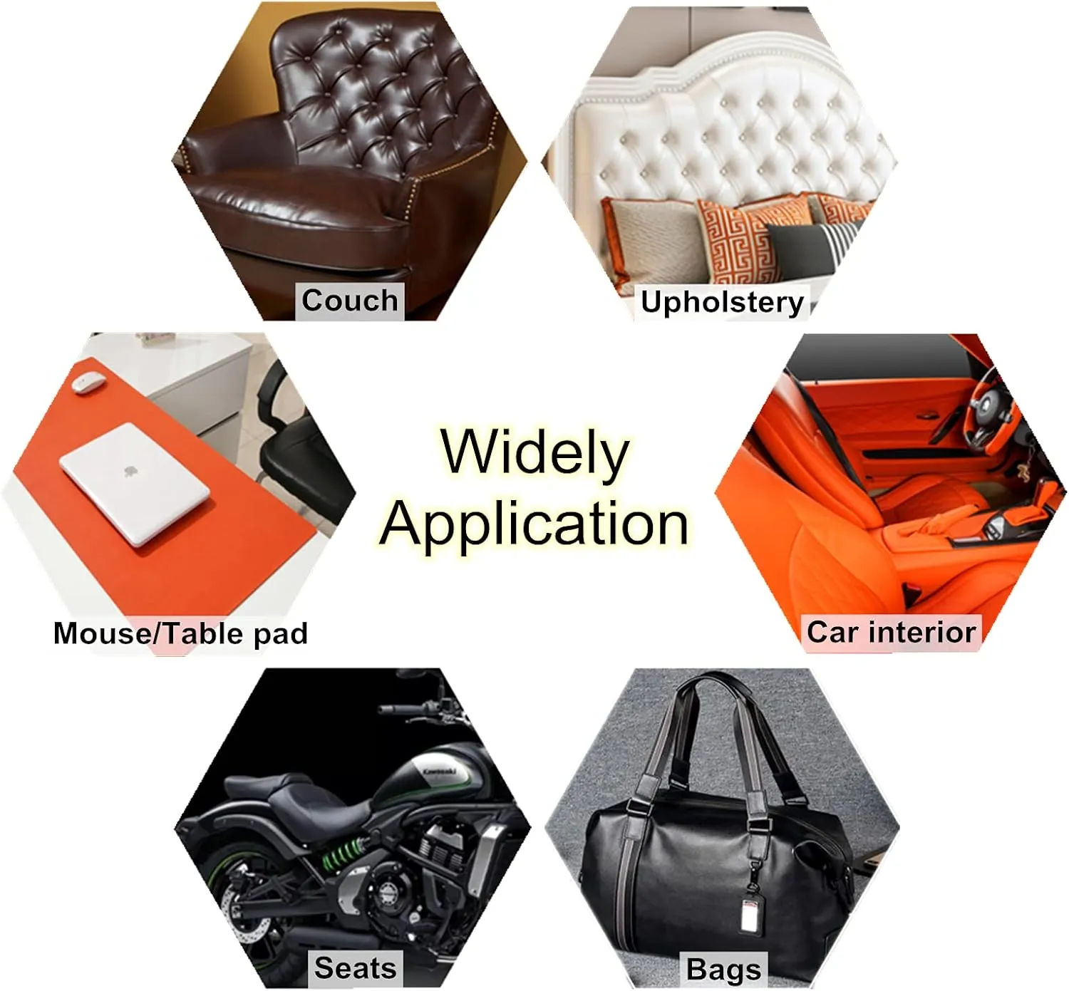 ILOFRI Large Leather Repair Patch 60x17 inch, Self Adhesive Vinyl and Leather Repair Tape Kit for Couch, Car Seat, Furniture, Upholstery, Sofa, Chairs, Handbags - Beige White