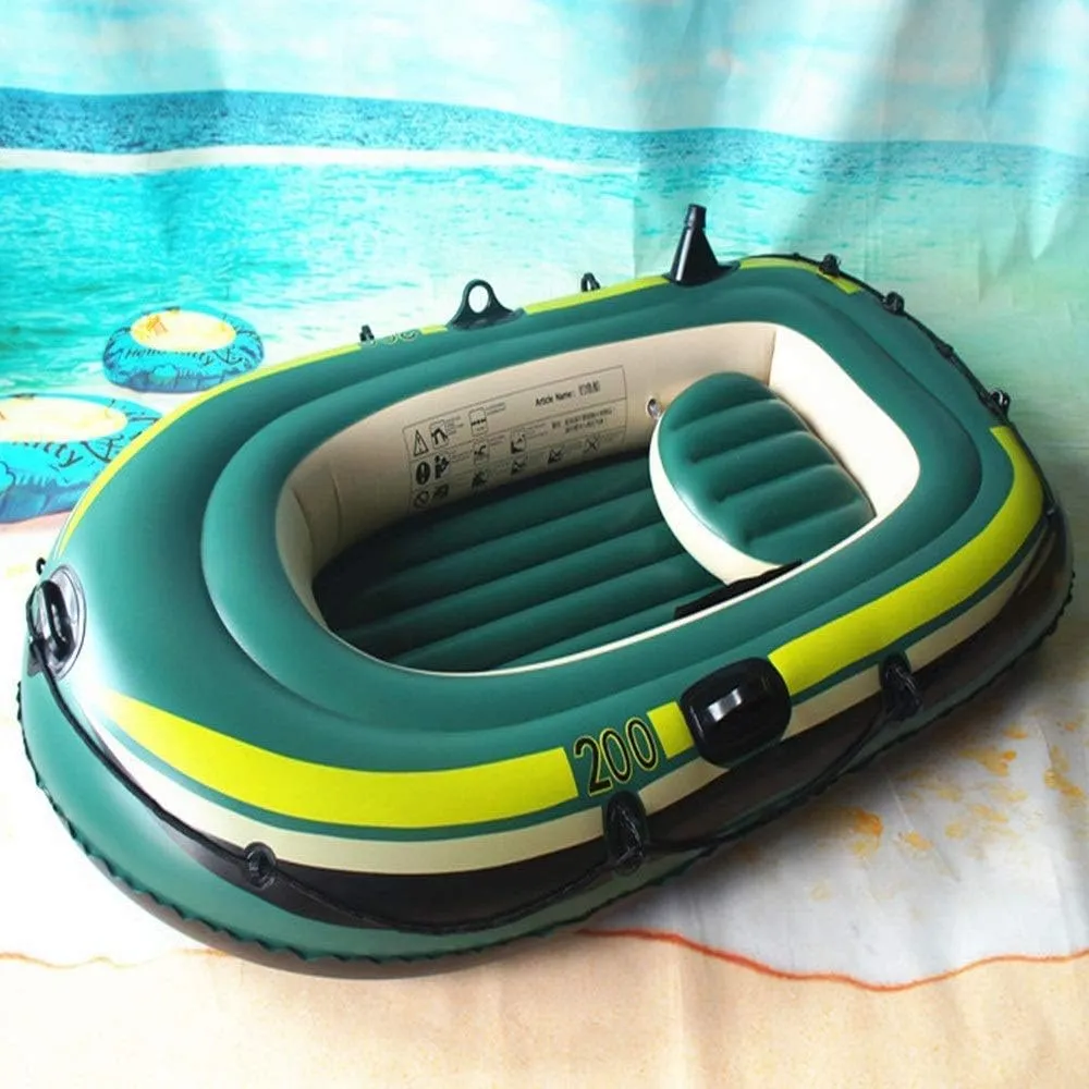 Inflatable Kayak,Inflatable Boat Dinghy Thickened 2 Person Fishing Boat Kayak Wear Double Boat Inflatable Boat