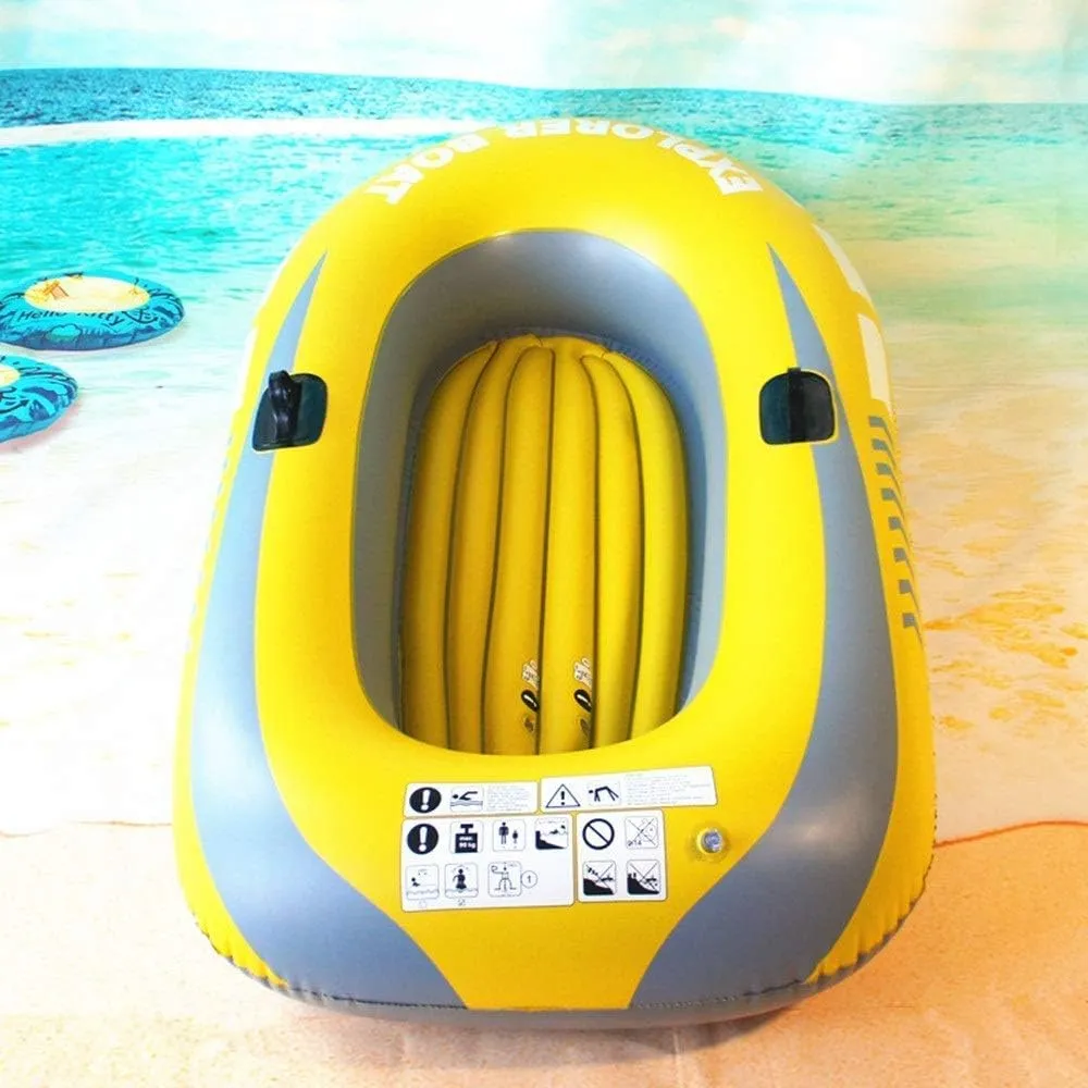 Inflatable Kayak,Inflatable Fishing Boat Thick and Durable Drifting 2 Person Boat Outdoor Fishing Boat Double Drift Boat Kayaking