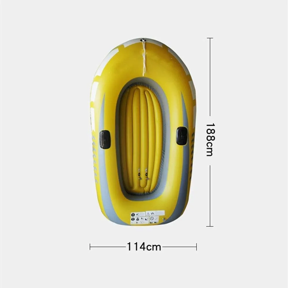 Inflatable Kayak,Inflatable Fishing Boat Thick and Durable Drifting 2 Person Boat Outdoor Fishing Boat Double Drift Boat Kayaking