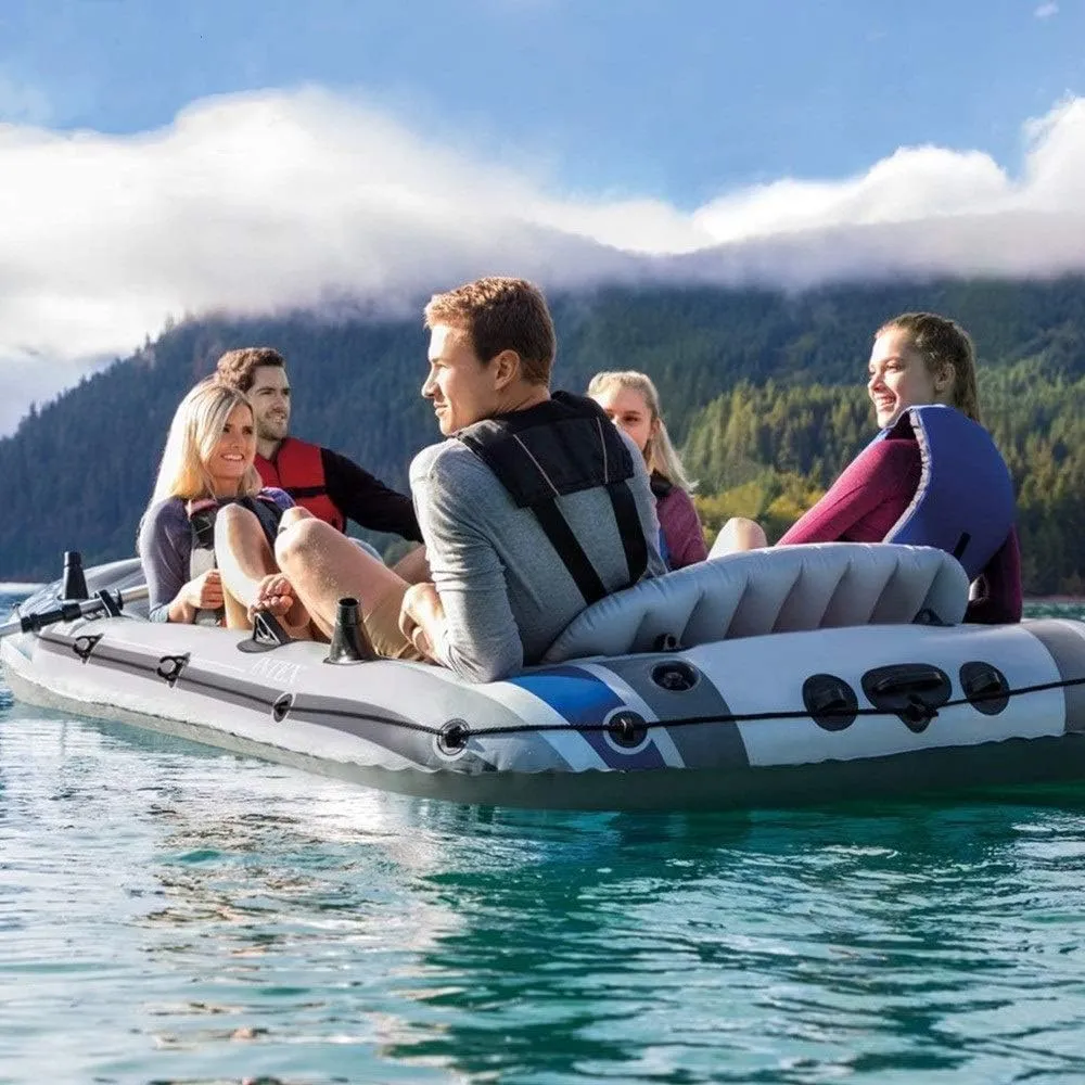 Inflatable Kayak,Lifeboat Fishing Boat Drifter Series Boat Group 5 People Inflatable Boat Rubber Boat