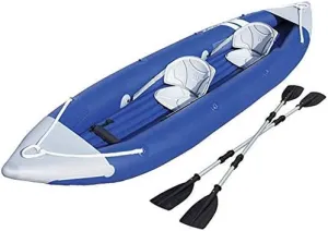 Inflatable Kayak,Rubber Boat Inflatable Boat 3 People Assault Boat Hard Bottom Fishing Boat 4 People Drifting Boat Kayak