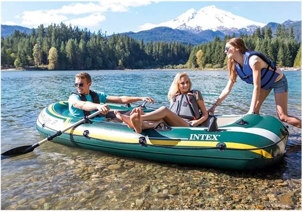 Inflatable Kayak,Three-Person Inflatable Boat, Kayak, Rubber Boat, Inflatable Thickening, Outdoor Inflatable Fishing Boat